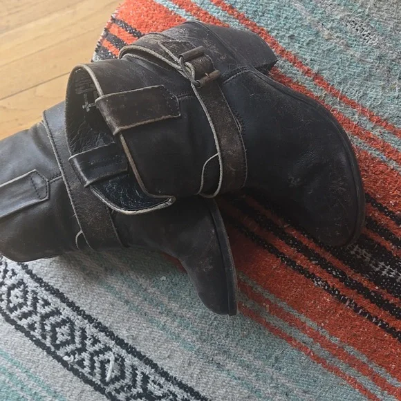 Corral Brown Ankle Bootie Distressed Size 8.5 - Picture 5 of 5